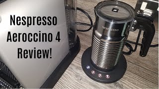 Nespresso Aeroccino 4 Milk Frother Review  Worth upgrading from the Aeroccino 3 [upl. by Michelle]