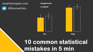 Ten Statistical Mistakes in 5 Min [upl. by Duquette]