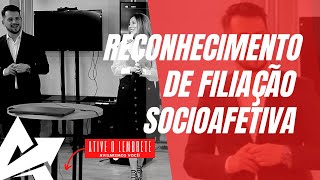 DIREITO DE FAMÍLIA Reconhecimento de filiação socioafetiva [upl. by Seel]