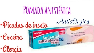 Resenha PomadaAndantol Gel [upl. by Serafina]