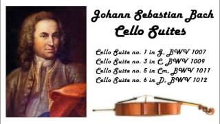 Johann Sebastian Bach  Cello suites in 432 Hz great for reading or studying [upl. by Grearson981]