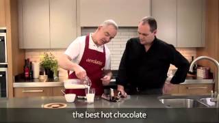 How to make a hot chocolate using an aerolatte milk frother [upl. by Denman640]