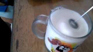 Aerolatte Review Frothing Cold Milk In Under 1 Minute [upl. by Aldredge]